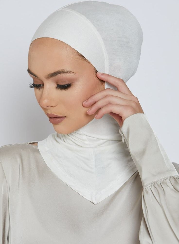 مودل حجاب غطاء مسلم امتداد غطاء الرأس وشاح مجموعة كاملة - Image 3